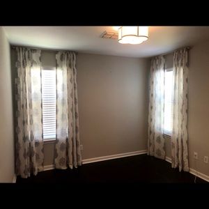 Set of 4 Pier One curtain panels